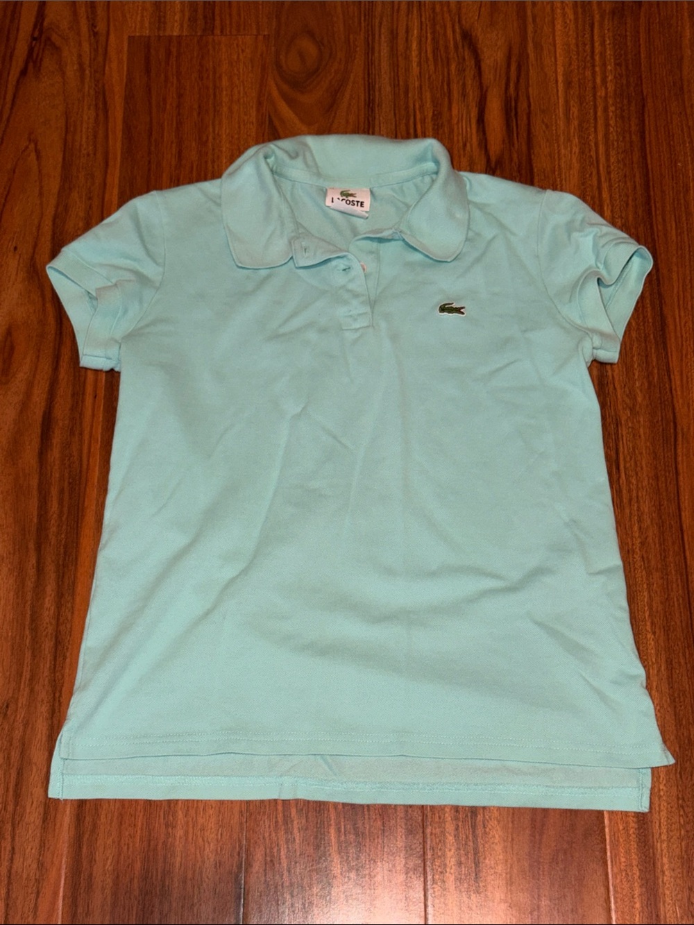Lacoste Light Aqua Short Sleeve Polo Tee